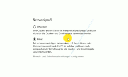 Windows 10 Netzwerk Tutorial - Überblick über deine Netzwerkkonfiguration in den neuen Netzwerkkonfigurationsmenüs! - Öffentliches oder Privates Netzwerkprofil auswählen 