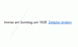 Windows 10 Tutorial - Wichtige Daten mit Windows-Bordmitteln ohne zusätzliches Backup-Programm sichern! - Option Zeitplan ändern :Konfigurieren eines Zeitplanes für die Datensicherung 