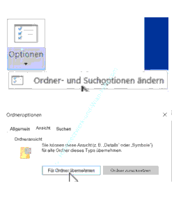 Windows 10 - Shell Bags View  Tutorial: Ordner- und Suchoptionen ändern Button Für Ordner übernehmen