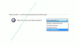 Computer ganz einfach per Netzschalter herunterfahren!