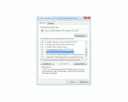Windows 7 Heimnetzwerk Tutorial:  Eigenschaftsfenster der Netzwerkverbindung