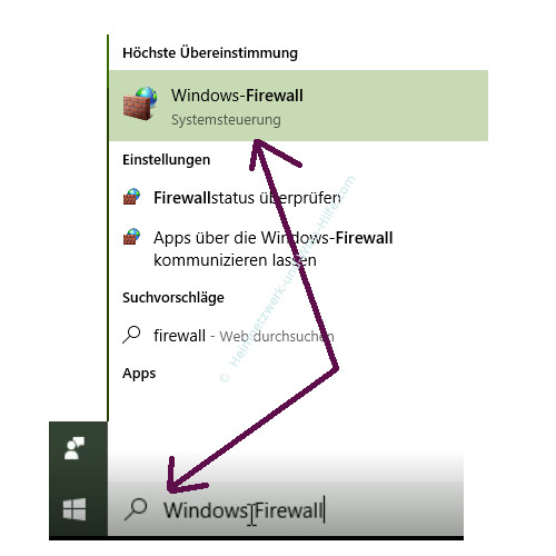 PingAnfragen in der Windows 10 Firewall zulassen