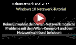 Keine Einwahl in dein Wlan-Netzwerk möglich? Probleme mit dem Wlan-Kennwort und dem Netzwerkschlüssel beheben! - Youtube Video Windows 10 Tutorial