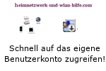 Schneller Zugriff auf das eigene Benutzerkonto