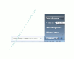 Die Systemsteuerung unter Windows 7 öffnen