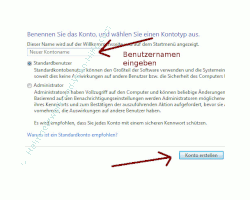 Heimnetzwerk Tutorial: Sichere Windows-Freigaben verwenden - Windows 7 Benutzerkontenverwaltung - Benutzernamen festlegen und Benutzerkonto erstellen