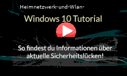 So findest du Informationen über aktuelle Sicherheitslücken von Windows 10 und anderen Microsoft-Produkten! - Youtube Video Windows 10 Tutorial