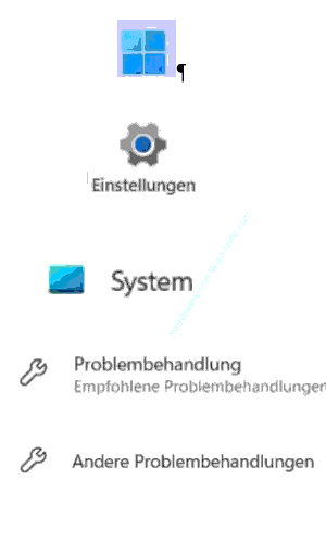 So gelangst du zu den Windows 11 Problembehandlungsassistenten