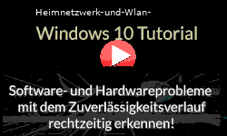 Software- und Hardwareprobleme mit dem Zuverlässigkeitsverlauf rechtzeitig erkennen! - Youtube Video Windows 10 Tutorial