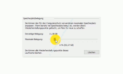 Windows 10 Tutorial - Systemwiederherstellungspunkte löschen – Speicherplatzbedarf für das Anlegen von Systemwiederherstellungspunkten festlegen