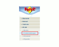 Wlan-Netzwerk Tutorial: Wlan-SSID / Wlan-Netzwerkname anpassen oder ändern! Fritzbox Konfigurationsmenü - Menü Einstellungen WLAN Funkeinstellungen