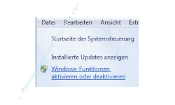 Die Windows 7 Suche deaktivieren und aktivieren - Windows Funktionen aktivieren und deaktivieren