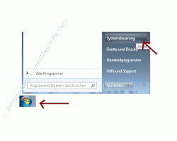 Netzwerk Tutorial: Verbindungsprobleme im Netzwerk lösen - Systemsteuerung über das Startmenü öffnen