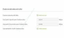 TP-Link Archer VR900v: Ein Wlan-Gastnetzwerk konfigurieren – Datenratenkontrolle, Datenübertragungsgeschwindigkeit begrenzen