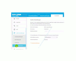 TP-Link Archer VR900v: USB-Anschlussmöglichkeiten nutzen – 3G / 4 G Einstellungen