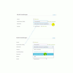  TP-Link Archer VR900v – Die Wlan-Verschlüsselungseinstellungen im Konfigurationsmenü anpassen