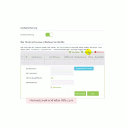 TP-Link Archer VR900v: Die Einrichtung einer Kindersicherung – Zu überwachende Computer der Kindersicherung hinzufügen