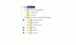 Windows Explorer - Benutzerkonto / Benutzerkonten Profilordner anzeigen  - Anzeige Benutzerprofile