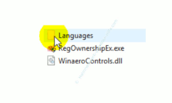 Windows 10 - Gesperrte Registry-Einträge mit Regownershipex ändern – Der Ordnerinhalt des Tools Regownershipex