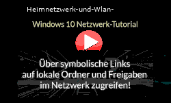 Über symbolische Links auf lokale Ordner und Freigaben im Netzwerk zugreifen, ohne Laufwerksbuchstaben zu verschwenden! - Youtube Video Windows 10 Tutorial