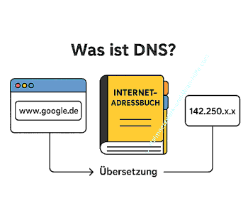 Übersichtsgrafik für Was ist DNS