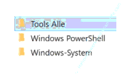 Windows 10 Tutorial - Eigene Programme und Ordner im Startmenü einbinden - Unser Testordner Tools Alle 