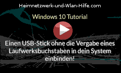 USB Stick o. externe Platte ohne Laufwerksbuchstaben in dein System einbinden! Windows 10 Tutorial!