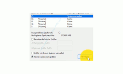 Windows 10 Tutorial - Die Auslagerungsdatei pagefile.sys für ein schnelleres System verschieben! - Virtueller Speicher Option Keine Auslagerungsdatei 
