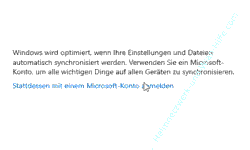 Windows 10 Tutorial - Windows 10 ohne Microsoft-Konto installieren - Von einem lokalen Benutzerkonto über den Link Stattdessen mit einem Microsoft-Konto anmelden zu einem MS-Konto wechseln 