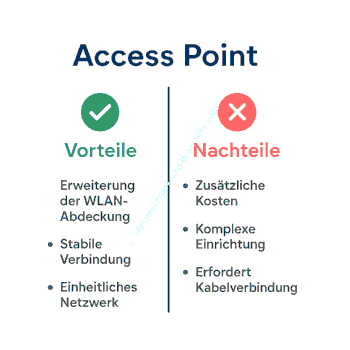 Vor- und Nachteile der Verwendung eines Access-Points zur Wlan-Netzwerkerweiterung