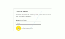 Windows 10 Tutorial - Den Kiosk-Modus für die Anzeige von Werbefilmen oder Kundenpräsentationen nutzen - Vorhandenes Benutzerkonto für den Kiosk Modus auswählen oder neu anlegen 