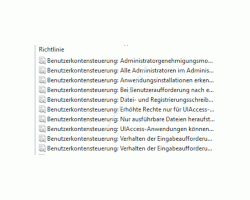  Warnmeldungen der Benutzerkontensteuerung anpassen  - Richtlinien der Benutzerkontensteuerung