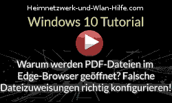 Warum werden PDF-Dateien im Edge-Browser geöffnet? Falsche Dateizuweisungen richtig konfigurieren! - Youtube Video Windows 10 Tutorial