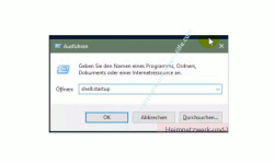 Windows 10 - Den Systemstart beschleunigen – Den Autostart Ordner öffnen