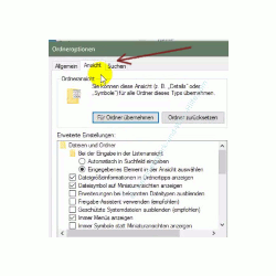 Alle Dateien im Windows Explorer anzeigen lassen – Explorer, Ordneroptionen, Register Ansicht