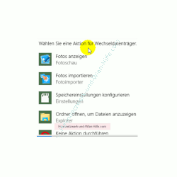 Das Windows 10 Info-Center – Aktionen für den Wechseldatenträger