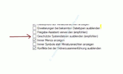 Alle Dateien im Windows Explorer anzeigen lassen – Explorer, Ordneroptionen, Geschützte Systemdateien ausblenden