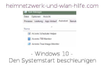 Windows 10 - Den Systemstart beschleunigen - 