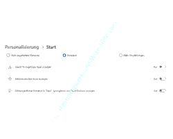 Windows 11 Optionen für die Anzeige der zuletzt verwendeten Dokumente und Anwendungen