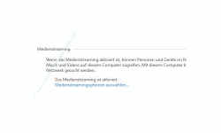 Windows Tutorials und Anleitungen: Windows 7 Berechtigungen konfigurieren - Freigabeeinstellung Option Medienstreaming