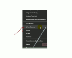 Windows 10 - Tutorial - Überflüssige Schriftarten für ein schnelleres System entfernen – Die Systemsteuerung über das Kontextmenü des Startbuttons öffnen