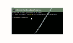 Windows 10 Tutorial - Wlan-Einstellungen und Wlan-Passwort anzeigen lassen – Das Fenster für die Administrator Eingabeaufforderung