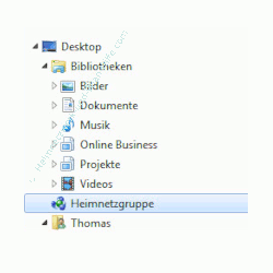 Heimnetzwerk Anleitungen: Die Windows-Heimnetzgruppe im eigenen Computernetzwerk nutzen - Die Heimnetzgruppe im Windows Explorer