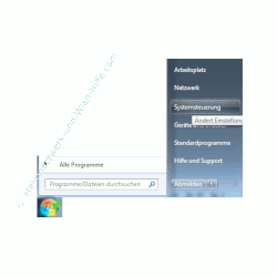 Heimnetzwerk Tutorials: Wichtige Sicherheitskonfigurationen in deinem Computer-Heimnetzwerk - Die Windows 7 Systemsteuerung öffnen