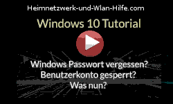Windows Benutzerkonto gesperrt? Passwort vergessen? Kennwort hacken und Admin-Rechte erhalten! - Youtube Video Windows 10 Tutorial