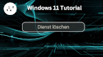 Windows Dienst löschen