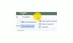 Windows 10 Tutorial - Bannerwerbung im Explorer abschalten - Explorer Menü Ansicht aktivieren 