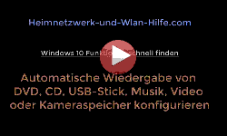 Automatische Wiedergabe unter Windows 10 konfigurieren - Youtube Video Windows 10 Tutorial