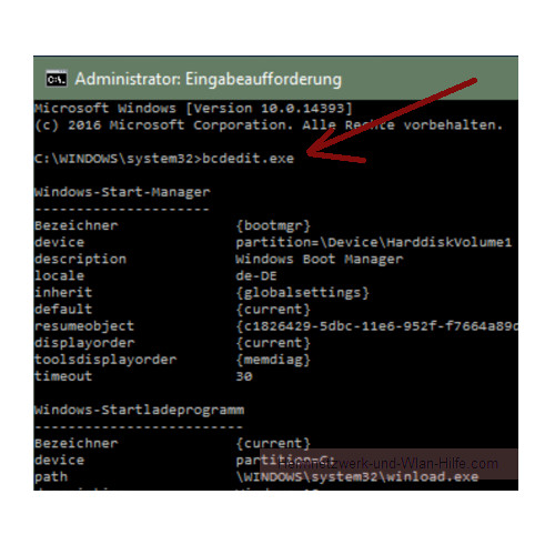 Das Windows 10 Bootmenü mit dem Bootmanager bcdedit konfigurieren