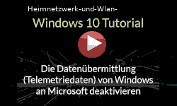 Das Senden von Daten an Microsoft in Windows 10 deaktivieren  - Youtube Video Windows 10 Tutorial